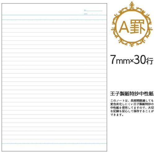 APICA NoteBook B5 6A150 7mm 150 Papers Note Book MADE IN JAPAN 