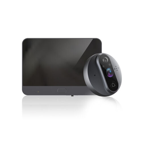 digital door viewer Peephole security smart Video doorbell infrared WiFi camera