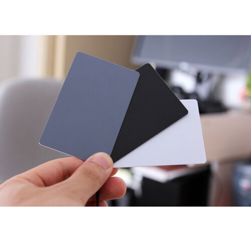 3 in 1 Pocket-Größe Digital Weiß Schwarz Grau Balance Karten 18/% Grau Karte I SP