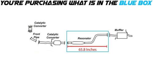 2001-2003 Mazda Protege 2.0L Exhaust Resonator Pipe fits