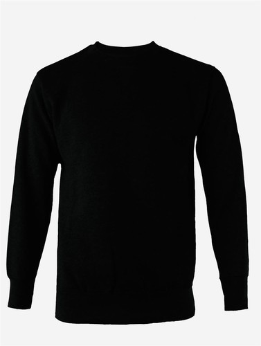 Da Uomo Tinta Unita Girocollo Inverno Caldo in Pile Felpa Pullover Maglia Maglione Pullover Lavoro