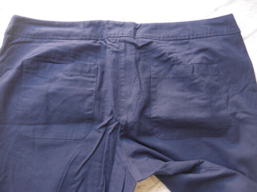 Sheego Pantalon Taille 40 à 58 lin part brièvement longgr. bleu 549 936 478