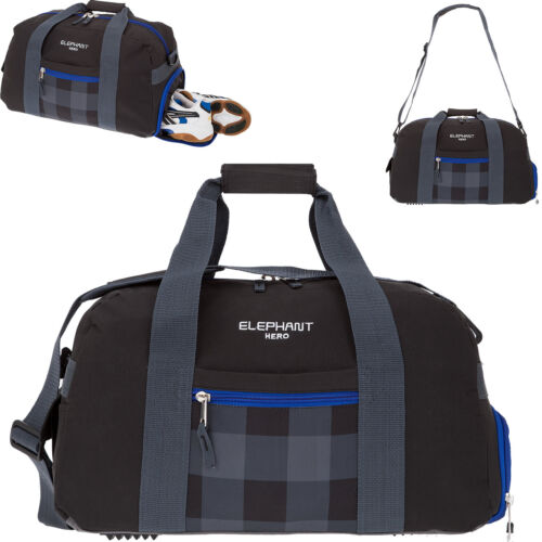 4 Teile SET Elephant Gear Schulrucksack Sporttasche Mäppchen 12366 Hero Schwarz