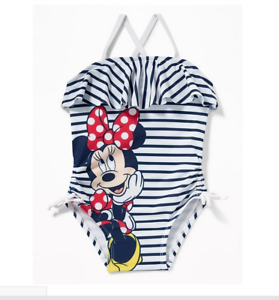 GAP OLD NAVY Disney Minnie Mouse Ruffled Swimsuit NWT 2T N12 
