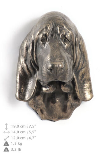 USA Basset Hound Art Dog Limited Edition dog statuette to hang on the wall