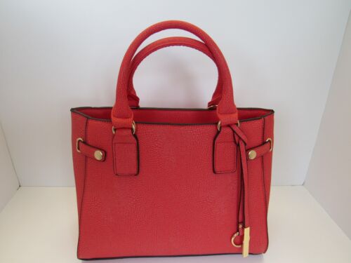 Designer Fashion Women  Leather Tote Handbag with Shoulder Strap F7305