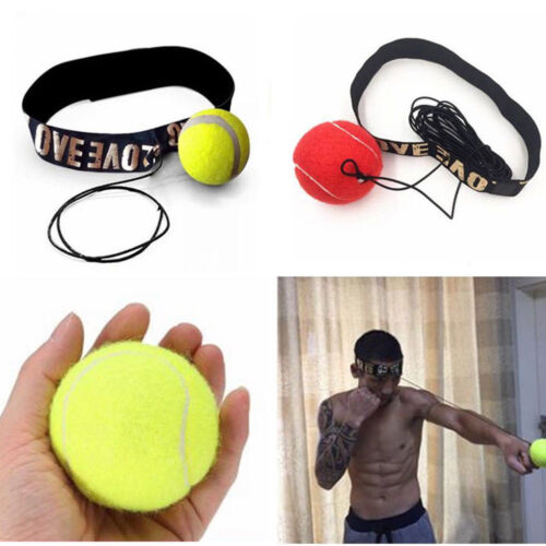 Boxing Punch Exercise Fight Ball With Head Band For Reflex Speed Training 1Pc 