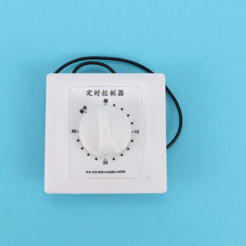 Mechanical Timer Switch AC 220V 30//60//120 Minutes Timer Switch Controller 1pc