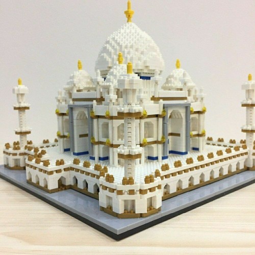 3950pcs Architecture Taj Mahal Palace DIY 3D Building Nano Blocks Bricks Toys