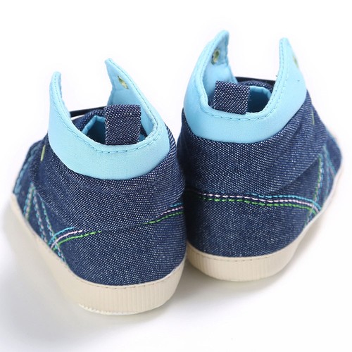Toddler Baby Girl Boy Shoes Lacing Canvas Shoe Sneaker Anti-slip Soft Sole