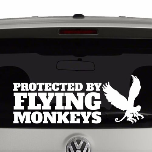 Protected By Flying Monkeys Wizard of Oz Inspired Vinyl Decal Sticker 