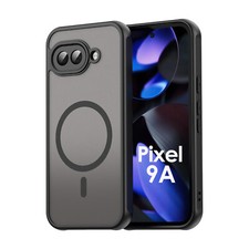 Magsafe Handyhülle für Google Pixel 9A Matt Case Schutzhülle Kratzfest Schwarz