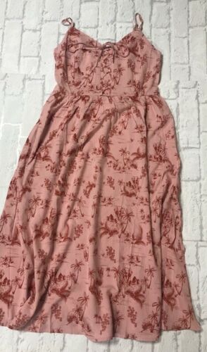 Strappy Pink Holiday Dress Ladies Size 4 6 8 10 12 14 15 18 Brand New