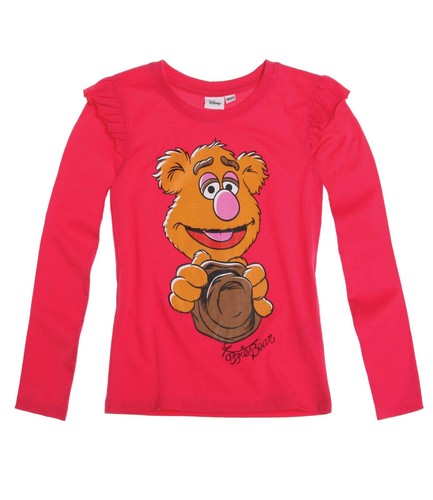 Neu Pulli Pullover Langarmshirt Disney Die Muppets grau pink 110 122 134 146#811