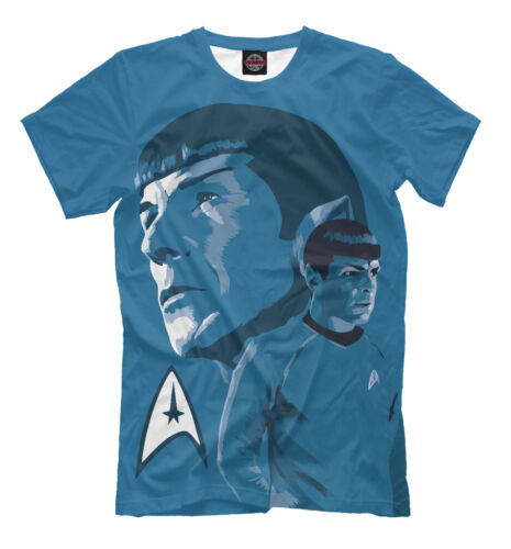 Spock t-shirt Legendary character of Star Trek blue tee Mr