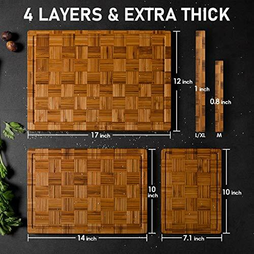 Chopping Boards Details about / Extra Large Bamboo Cutting Boards, Set of 3