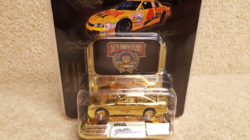 New 1998 Racing Champions 1:64 NASCAR 24K Gold Bobby Hamilton Kodak Monte Carlo