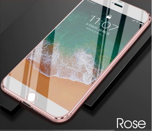 Aleación de Aluminio 7D Vidrio Templado para iPhone 6 6S 7 Plus Completo Protector de Pantalla pr