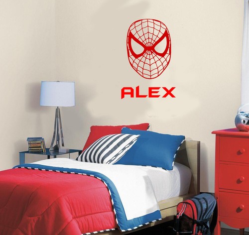 Spiderman Personalized Wall Decal Sticker Superhero Custom Name Boys Room Kids Home Garden Décor - Superhero Name Wall Stickers Spiderman Personalized Wall Decal Sticker Superhero Custom Name Boys Room Kids Home Garden Décor - Superhero Name Wall Stickers