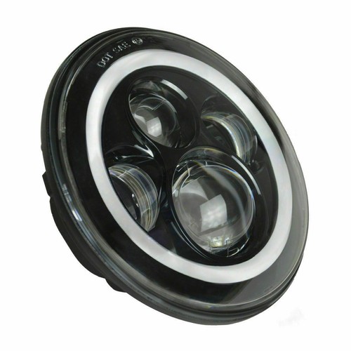 DOT 7/" inch RGB Round LED Headlights Halo For JEEP JK TJ LJ Wrangler 97-18