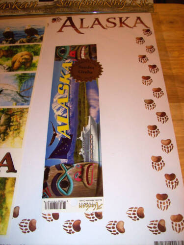 Alaska Scrapbook Kit wildlife by Artist Sandra Greba  12x12 pages  /& stickers