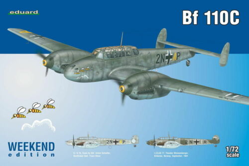 Neu Eduard Plastic Kits 7426-1:72 Bf 110C  Weekend