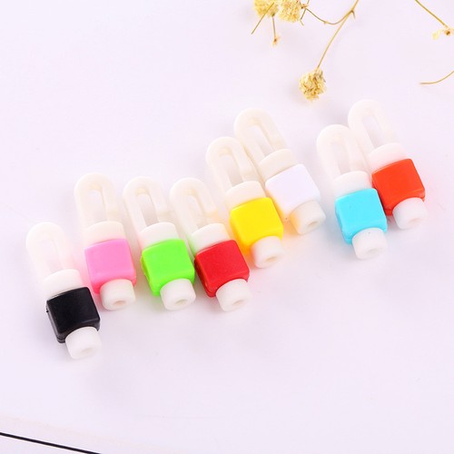 5//10PCS Protector Saver Cover For iPhone X 8 Headphone USB Charger Cable Cord B1