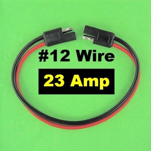 SAE Quick Connect Disconnects Waterproof #12 AWG Gauge Wire Cable 12 V Plugs NEW