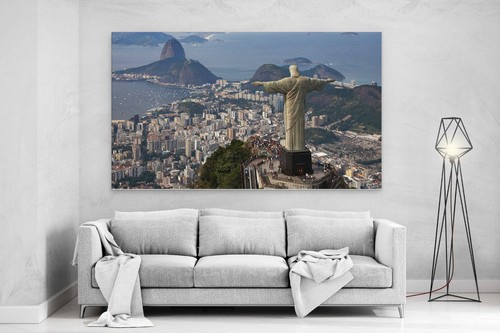 BRASIL RIO DE JANEIRO View Canvas Wall Art Picture Large SIZES L166 X MATAGA