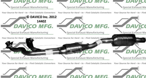 Catalytic Converter-Exact-Fit Davico Exc CA 14402