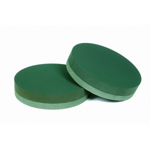 41CM.FUNERAL MEMORIAL TRIBUTE SKU 2106 16/" OASIS FOAMBACKED POSY PADS