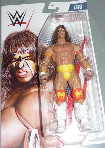 ULTIMATE WARRIOR WWE Mattel Basic Core Series 98 Wrestling Action Figure DMG PKG