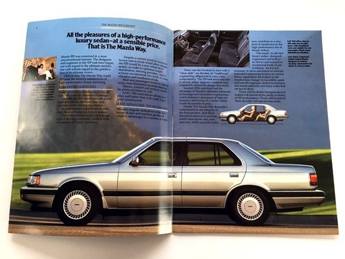 1989 Mazda 929 16-page Original Car Sales Brochure Catalog