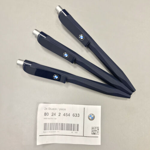 NEW 3 pcs Genuine 2019 OE BMW Ballpoint Pen Retractable Ball point handwriting 