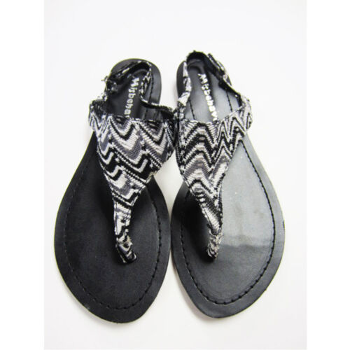 Women's Zebra  Ankle Strap Sandals Flip Flops Size 5.5-10 