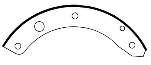 Drum Brake Shoe-Premium Brake Shoes-Preferred Front,Rear Centric 111.01410