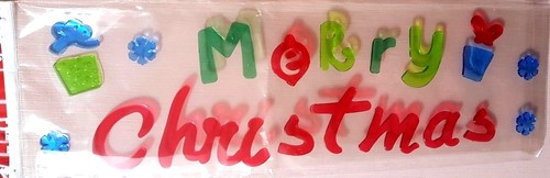 Christmas 3D GEL Window Clings Reusable Stickers Decorations Decal Scene Xmas