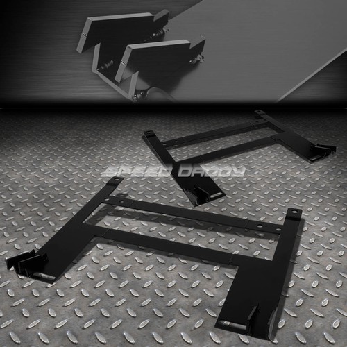 FOR 05-10 CHEVY COBALT//G5 2X LOW MOUNT RACING BUCKET SEAT TENSILE STEEL BRACKET