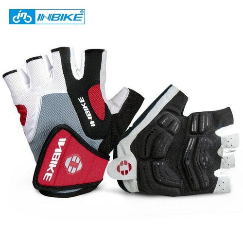 Guantes de Ciclista Media Mano Cycling Gloves Half Finger Men Women/'s