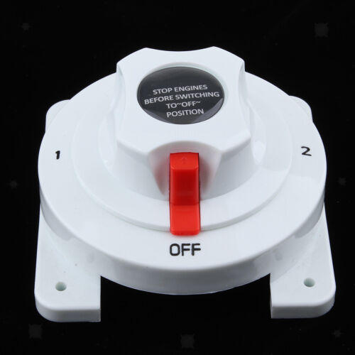 DC12V/24V Dual Battery Selector Switch 4 Positions for Boat Marine Industrial 