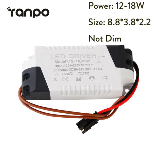 1W to 24W LED Driver AC to DC Power For LED Recessed Ceiling Down Lights SS467 