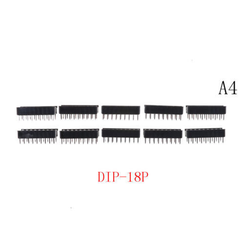 10Pcs Dip Ic Sockets Adaptor Solder Type Socket 6P//14P//16P//18P//20P//24P SK