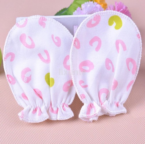 6pcs//set 100/% Cotton Mix Cartoon Newborn Baby//Infant Anti-scratch Mittens Gloves