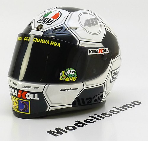 1:2 Minichamps AGV AGV helmet Moto GP Barcelona Rossi 2008 ltd 999