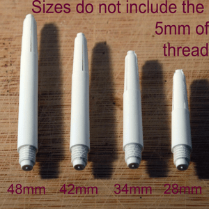 Designa Pure White Nylon Stems//Shafts Great value for money