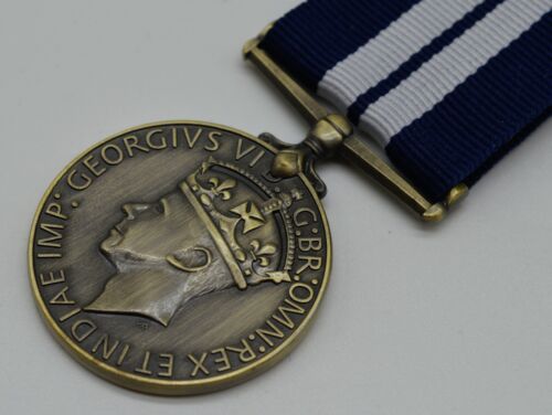 Bronze Replica WW2 George VI Distinguished Service Medal & Ribbon DSM Navy 