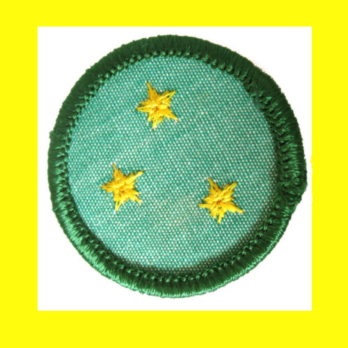 STAR FINDER 1960-62 ONLY Intermediate Girl Scout RARE Badge Patch EUC Astronomy