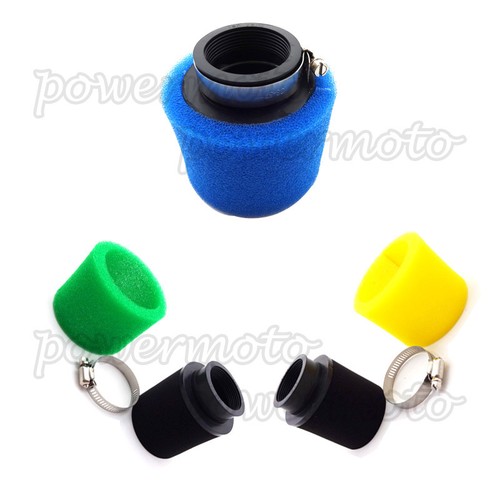45mm Air Filter Yellow Clearner For Pit Bike 125cc 140cc 150cc ATV Quad Scooter