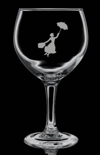 Mary Poppins Birthday Gin Glass Drinking Glass Gift for Her.79