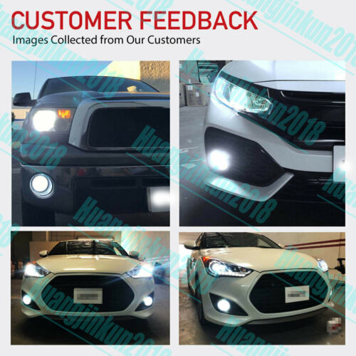 Details about   Super White 7600LM 6000K 880 100W LED Fog Light Bulbs for Nissan Titan 2011-2015 